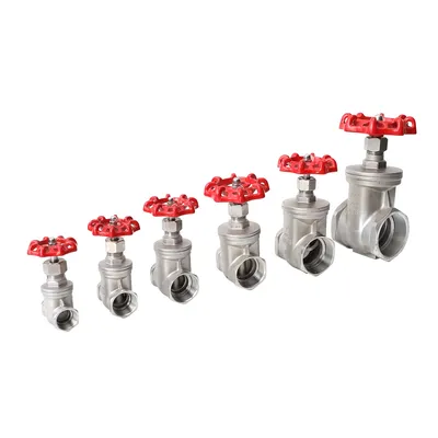 Stainless Steel Female Thread/Screw Ends Manual Control Gate Valve 200psi
