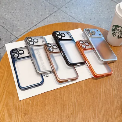 Colorful Built in Lens Protector Electronic Printing Soft TPU Mobile Phone Back Cover Fundas Case for iPhone 17 16 15 14 13 12 PRO Max Phone Case Cover