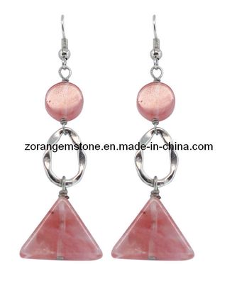 Silver Glass Earring