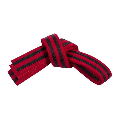 Double Striped Red Belt