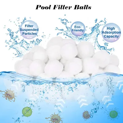 100% Polyester Fiber Ball Filter Media Fiber Balls in Aquarium Fish Tank