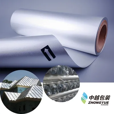 Aluminum Foil Radiant Barrier Woven Fabric for Heat Insulation 3bf7-18