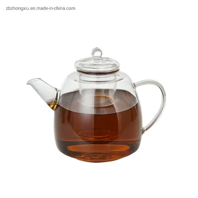 Large Glass Pot Heat Resistant Glass Tea Flower Pot