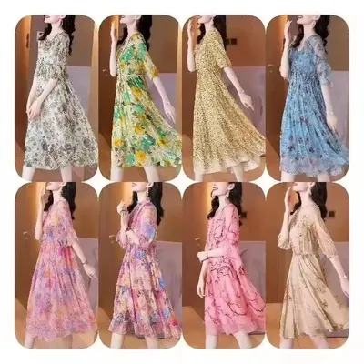 Elegant Floral Print Backless Velvet Maxi Dress with Ruffles