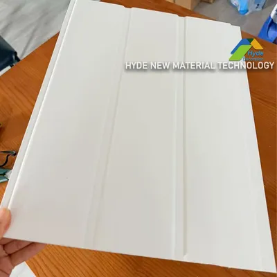 Classic Model Forro De PVC Branco Matte White Wall Ceiling Groove 300mm PVC Panel for Office/School Interior Decor