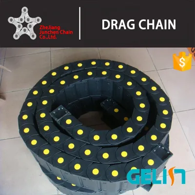 Tp 7/10/15/18 mm Height Nylon Semi Openable Cable Conveyor Chain