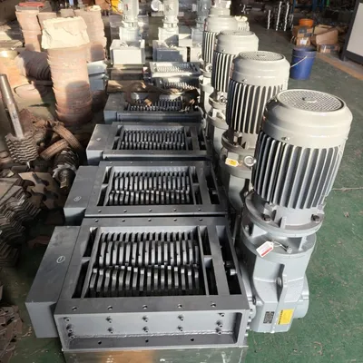 Double Shaft Used Car Motorcycle Tyre Rubber Shredder Machines Manufacturer Waste Tires Plastic Metal Shredder Machine