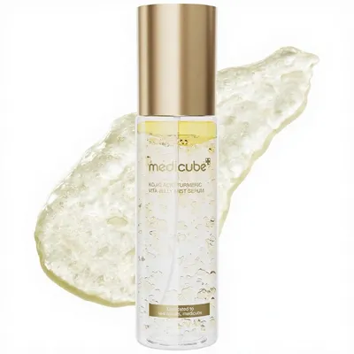Medicube Skincare for Jelly Mist Serum Kojic Acid Turmeric Vitamin C Panthenol Hydrating 2-in-1 Daily Facial