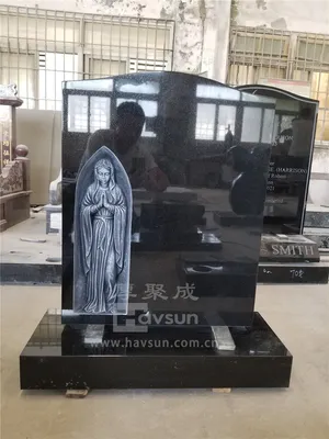 Praying Mary Granite Memorial Monument The Madonna Praying Headstone