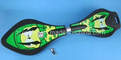 Xal (2-19A) Caster Board, Two-Wheel Skateboard, Snake Board 3