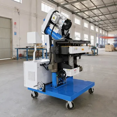 Advanced Upper and Lower Double Disc Beveling Machine for L Groove Preparation K 6390 Model