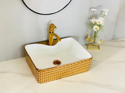 Modern Ceramic Bathroom Sink with Elegant Design for Home Wash Basin