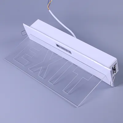 3W Hotel Corridor Rechargeable Acrylic LED Exit Emergency Light