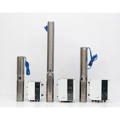 Factory Direct Supply, 4-Inch DC/AC Dual-Use Submersible Pump, Solar Stainless Steel Impeller Pump, Photovoltaic Water