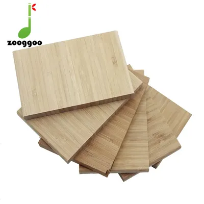 Wholesale Eco-Friendly Carbonized Horizontal Vertical Furniture Desktop Panel Natural Solid Bamboo Plywood