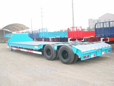 Low Flat Bed Semi-Trailer