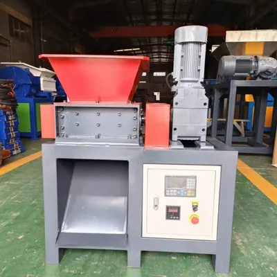 Automatic Plastic Wood Metal Paper Waste Shredder Machine Plastic Bottles Recycling Mini PCB Shredder Machine for Sale