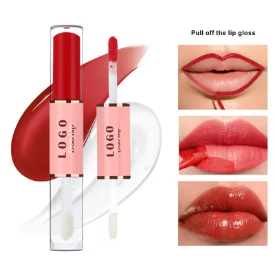 All-Day Wear Custom Logo Matte Lip Stain & Clear Oil