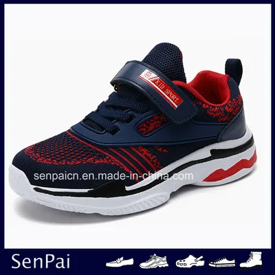 Spring Flyknit Children Sport Footwear Boy Girl Casual Shoes