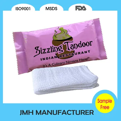 2015 restaurant Useage Alcohol Free Refreshing Wet Towel (RT040)