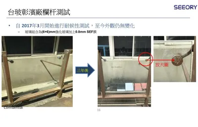 Safety Glass for Fence in Bathroom, Balcony