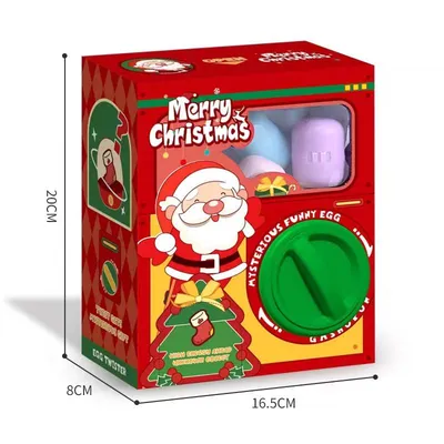 Christmas Egg Vending Machine Holiday Collectible Blind Box Toy