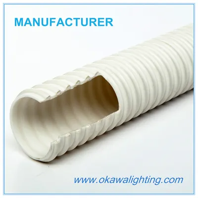 White PVC Flexible Hose for Bathroom