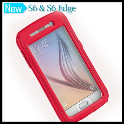 New Arrival Full Body Protective Case for Galaxy S6 and S6 Edge with Side Button