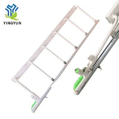 Anti-Bacteria Hospital Medical Folding Patient Nursing Bed Side Guardrail Assit Rails