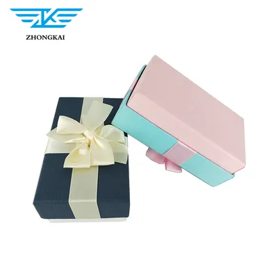 Custom Logo Necklace Jewelry Earring Paper Gift Packaging Storage Boxes