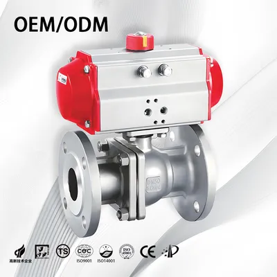 Stainless Steel/Industrial/High Pressure/Non-Retention/Floating/Pneumatic/Gas/Mini/Control/Ball Valve for Water