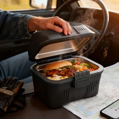 Portable 12V Digital Lunch Box Warmer for Car Truck & Camping