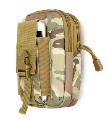 Cp Outdoor Tactical Waist Pouch EDC Molle Waist Bag Belt Phone Pouch Holster Purse Carrying Pouch