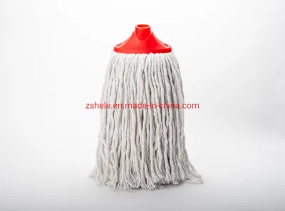 Cotton Floor Cleaner Mop with Wooden Handle Hl308-230b