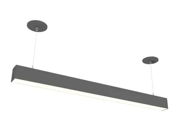 Factory Aluminum Housing Hanging Profile Anti-Glare Linkable Lighting Pendant LED Linear Light