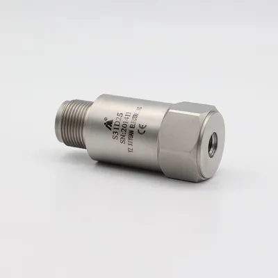 High Accuracy Piezoelectric Current Vibration Transducer Vibration Sensor Transmitter Output 4 to 20mA for Industrial Monitor