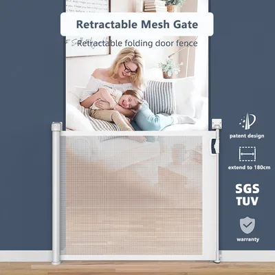 Baby Security Indoor and Outdoor Retractable Gate