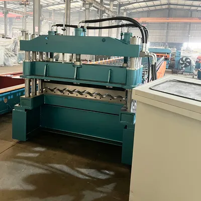 36 Months Warranty Efficiency Width 1008mm Long Span Glazed Color Metal Iron Steel Roof Sheet Tile Cold Roll Forming Machine