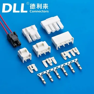 6.0mm Pitch Plastic Housing Terminal Wire Connector for Wiring Harness