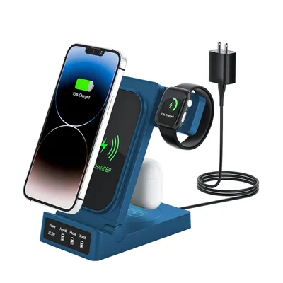 Portable Qi Wireless Technology Charging Pad with Overheat Protection Phone Charger
