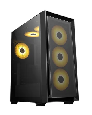 Eatx Gaming Case Metal Mesh Front PC Case Computer Case with 14cm RGB Fans