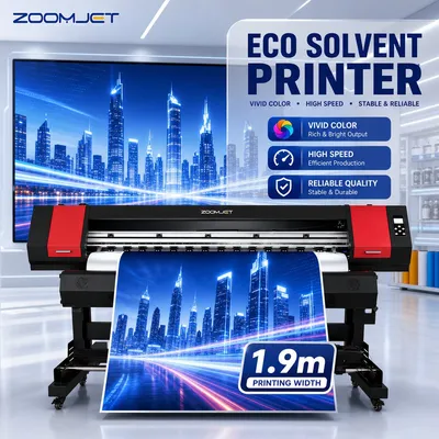 Industrial 1.8m Dx5 Eco Solvent Printing Machine for Sticker Poster Photo Paper