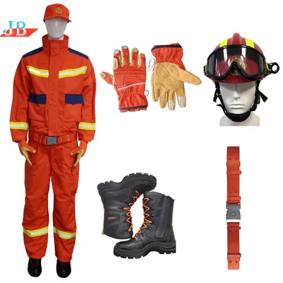 Safety Firefighter Emergency Rescue Uniform Fire Service Suit for Fireman