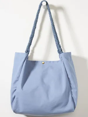 Crafted Fashion Durable Canvas Polyester Cotton Shopping Shoulder Bag