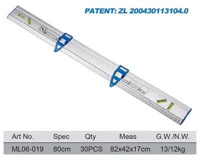 24" Aluminium Ruler Line Ruler Aluminium Position Ruler