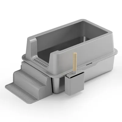 Affordable Leak-Proof Cat Litter Box with Odor Control