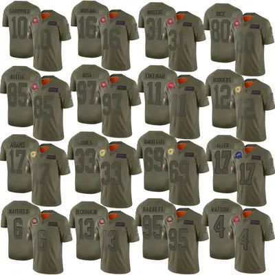 2025 Jerseys 49ers Patriots Packers Brown Bill Rams USA Football Sport Fashion Game Jerseys
