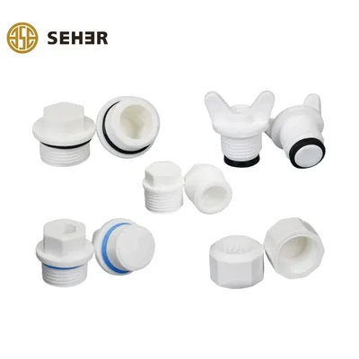 PPR End Cap Pipe Fittings Threaded Blind Cap for Hot and Cold Water Plumbing System