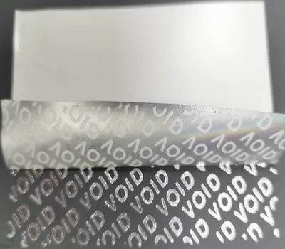Tamper Evident Security Void Sticker Printing Material