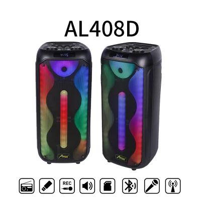 Colombia Brazil Best-Sales New Private Outdoor Blue Tooth 2*8 Inch Party LED Light Portable Wireless Speakers
